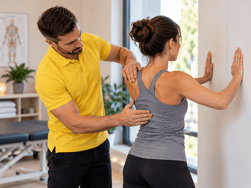 Individualni rad fizioterapeuta sa zaposlenim u INVERNO centru