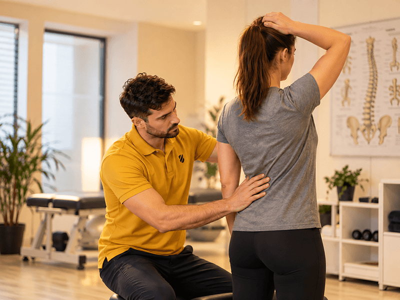 Individualni rad fizioterapeuta sa zaposlenim u INVERNO centru