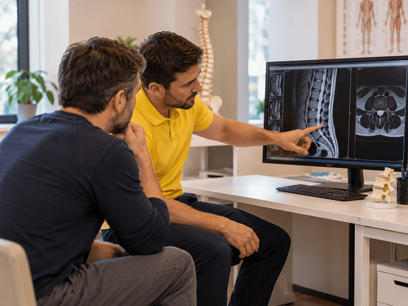 Individualni rad fizioterapeuta sa zaposlenim u INVERNO centru