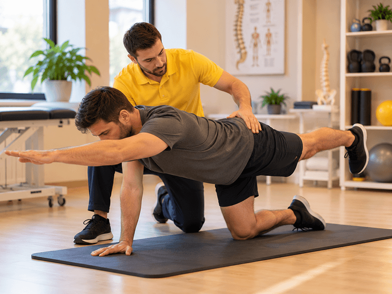 Individualni rad fizioterapeuta sa zaposlenim u INVERNO centru