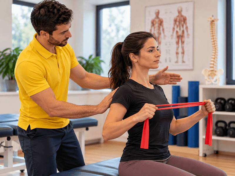 Individualni rad fizioterapeuta sa zaposlenim u INVERNO centru