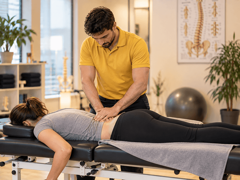 Individualni rad fizioterapeuta sa zaposlenim u INVERNO centru