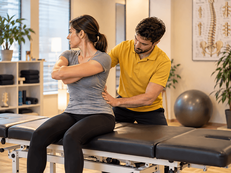 Individualni rad fizioterapeuta sa zaposlenim u INVERNO centru