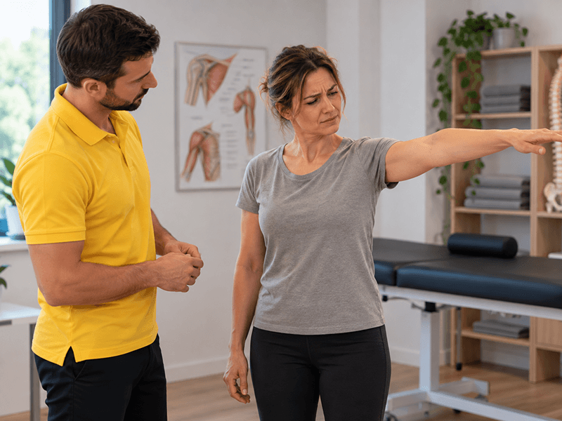 Individualni rad fizioterapeuta sa zaposlenim u INVERNO centru