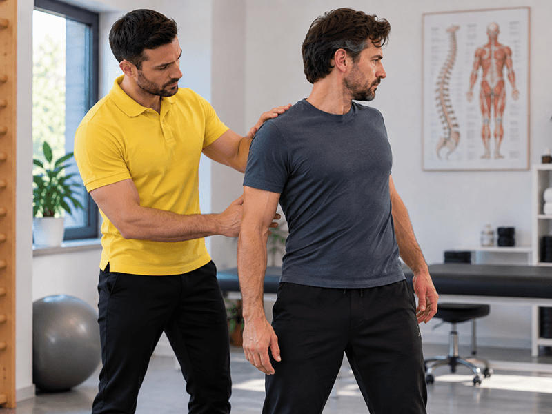 Individualni rad fizioterapeuta sa zaposlenim u INVERNO centru