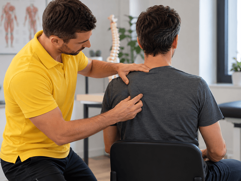 Individualni rad fizioterapeuta sa zaposlenim u INVERNO centru