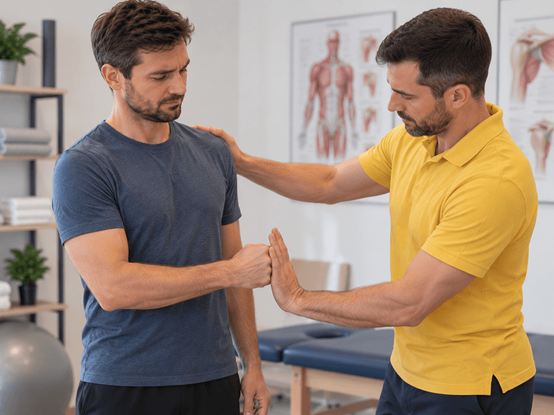 Individualni rad fizioterapeuta sa zaposlenim u INVERNO centru