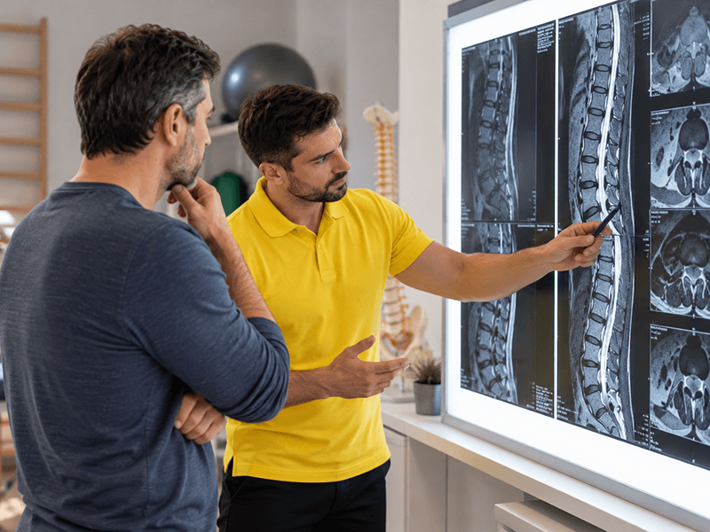 Individualni rad fizioterapeuta sa zaposlenim u INVERNO centru
